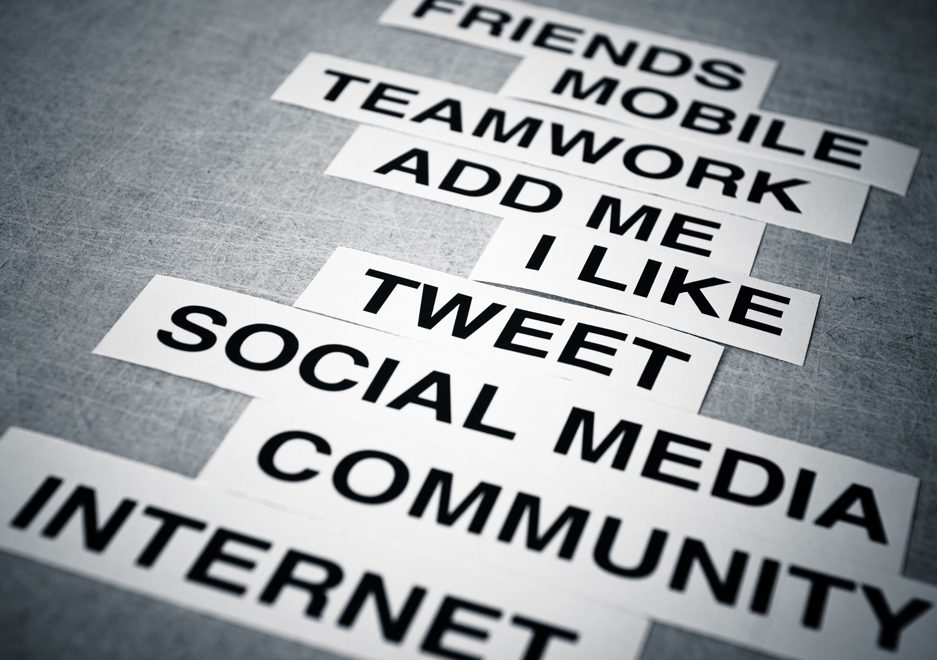 Social Media and web keywords